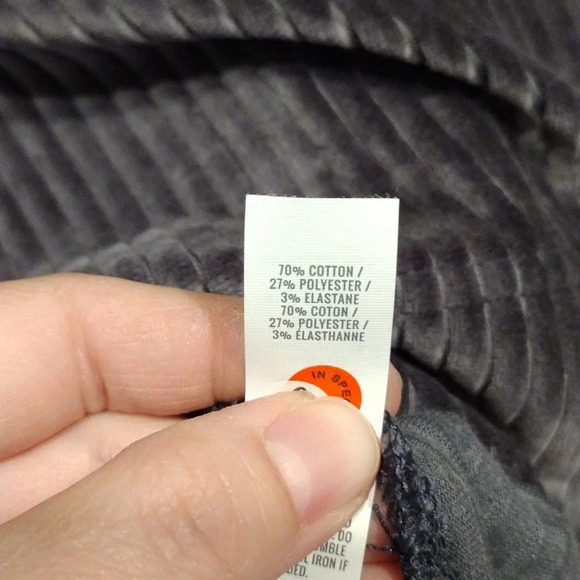 Aerie Gray Ribbed Velour Groove On Cropped Lounge Hoodie Sz M-Casual Slouchy - Picture 7 of 8